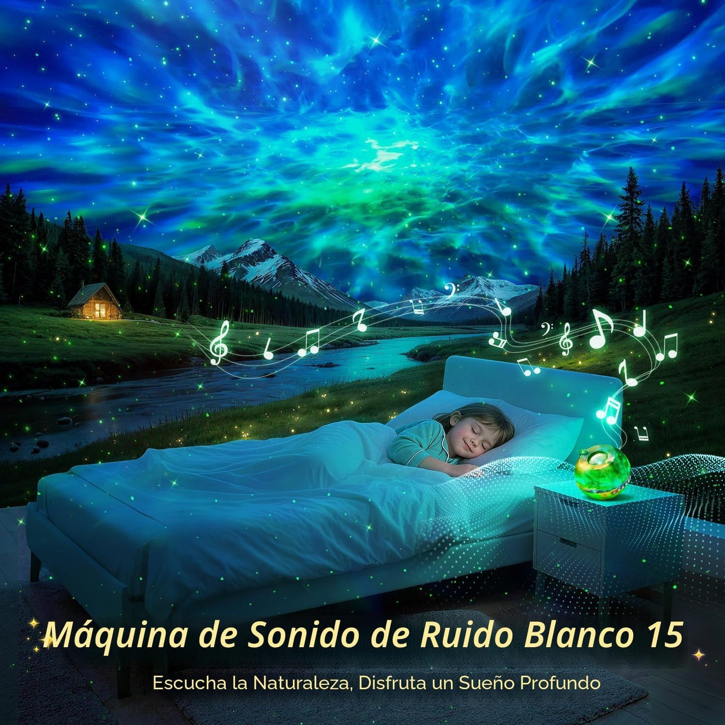 Proyector One Fire Galaxy Whimsy Celestial Decor Dormitorio Univers...