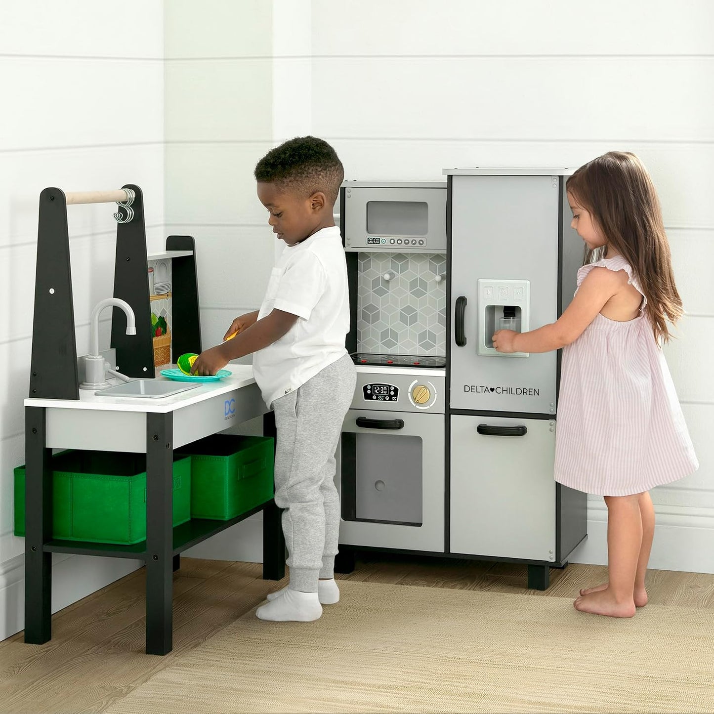 Delta Children - Cocina de juguete Gourmet Todo en Uno de Rincón -...