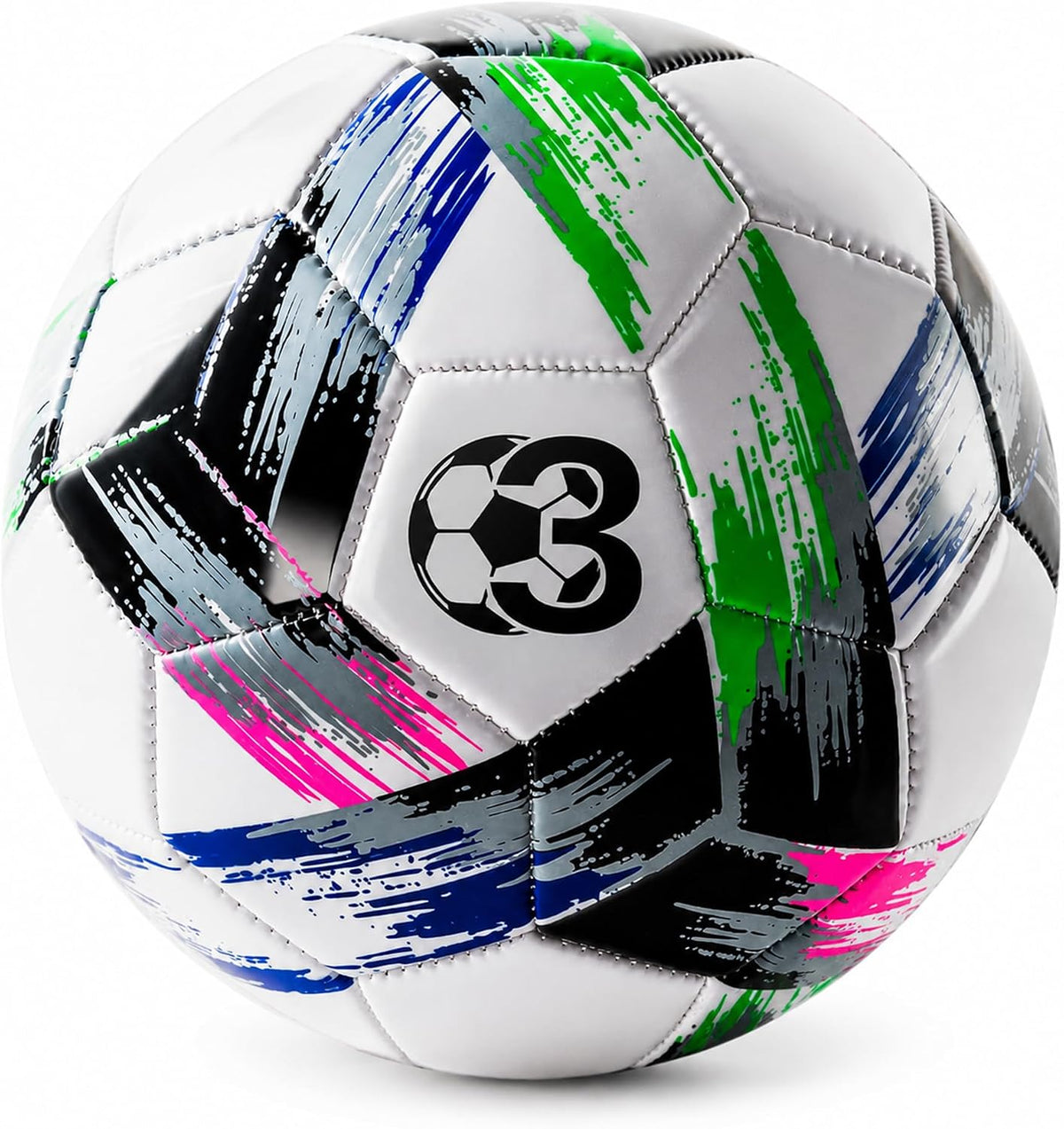 Innotoys Balón de fútbol tamaño 5, tamaño 4, tamaño 3, desinflado,...