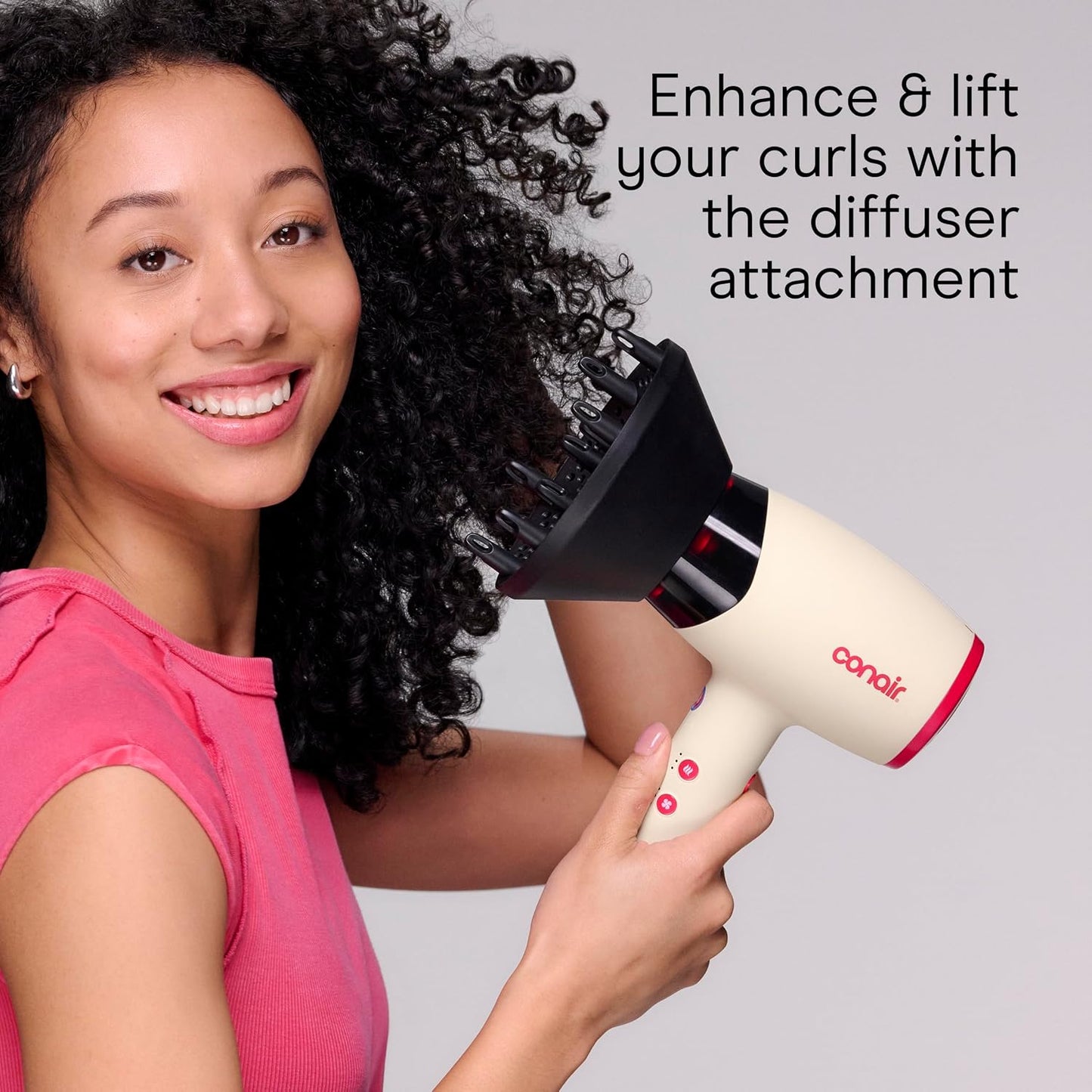 Conair InfinitiPRO - Secador de pelo infrarrojo + difusor, secado r...