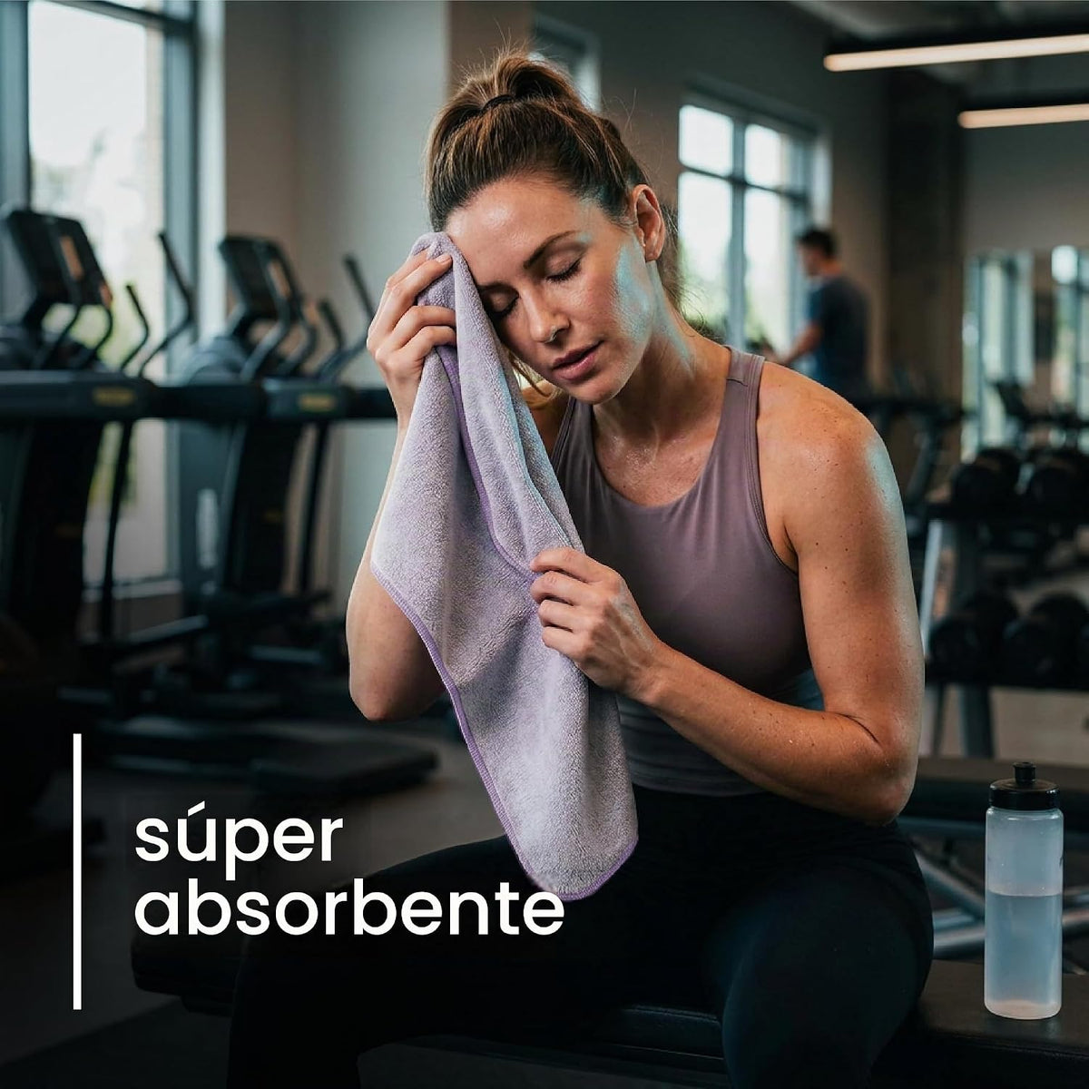 S&amp;T INC. Toallas de microfibra para gimnasio, paquete de 3, 16...