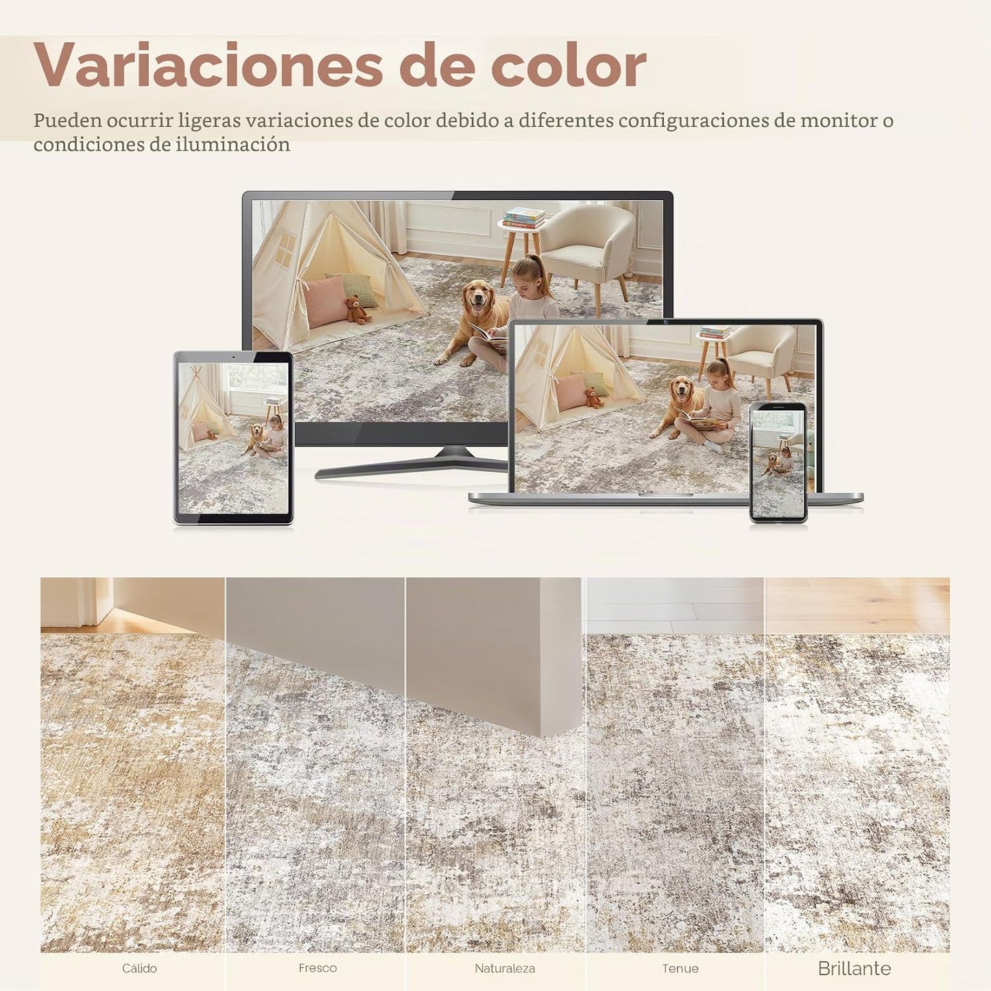 Nakagishi - Alfombras de 6x9 para sala de estar: alfombra moderna a...