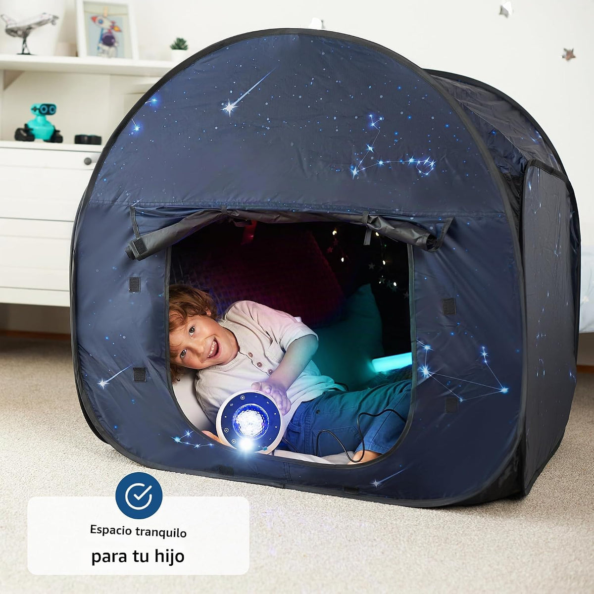 Tienda de campaña sensorial | Esquina tranquila para que los niños...