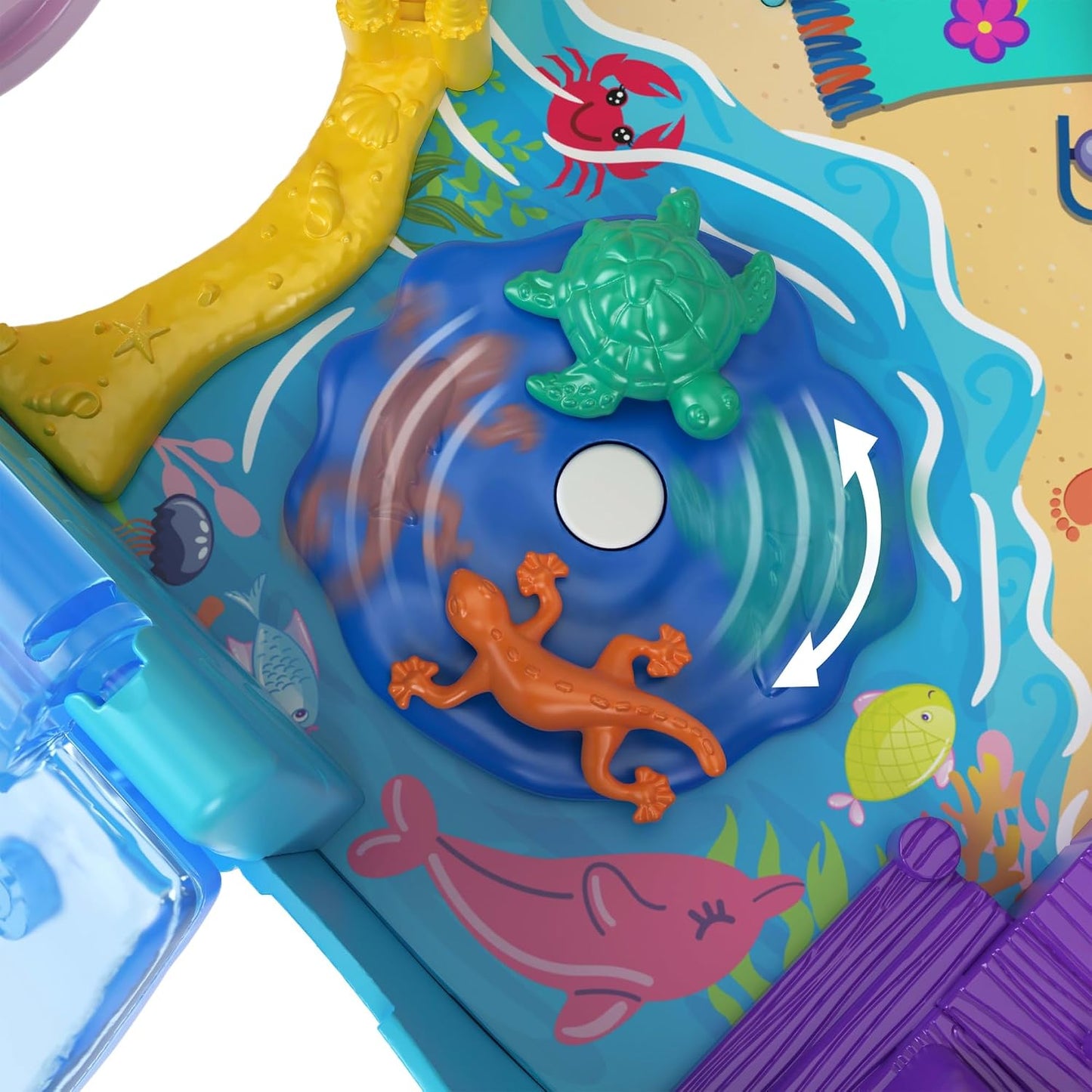Polly Pocket Micro muñecas y vehículo transformador de furgoneta, a...