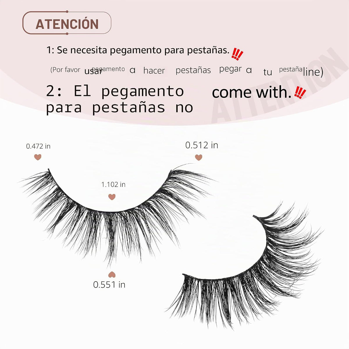 Onlyall Pestañas Naturales Pestañas Wispy de Aspecto Natural Pestañ...