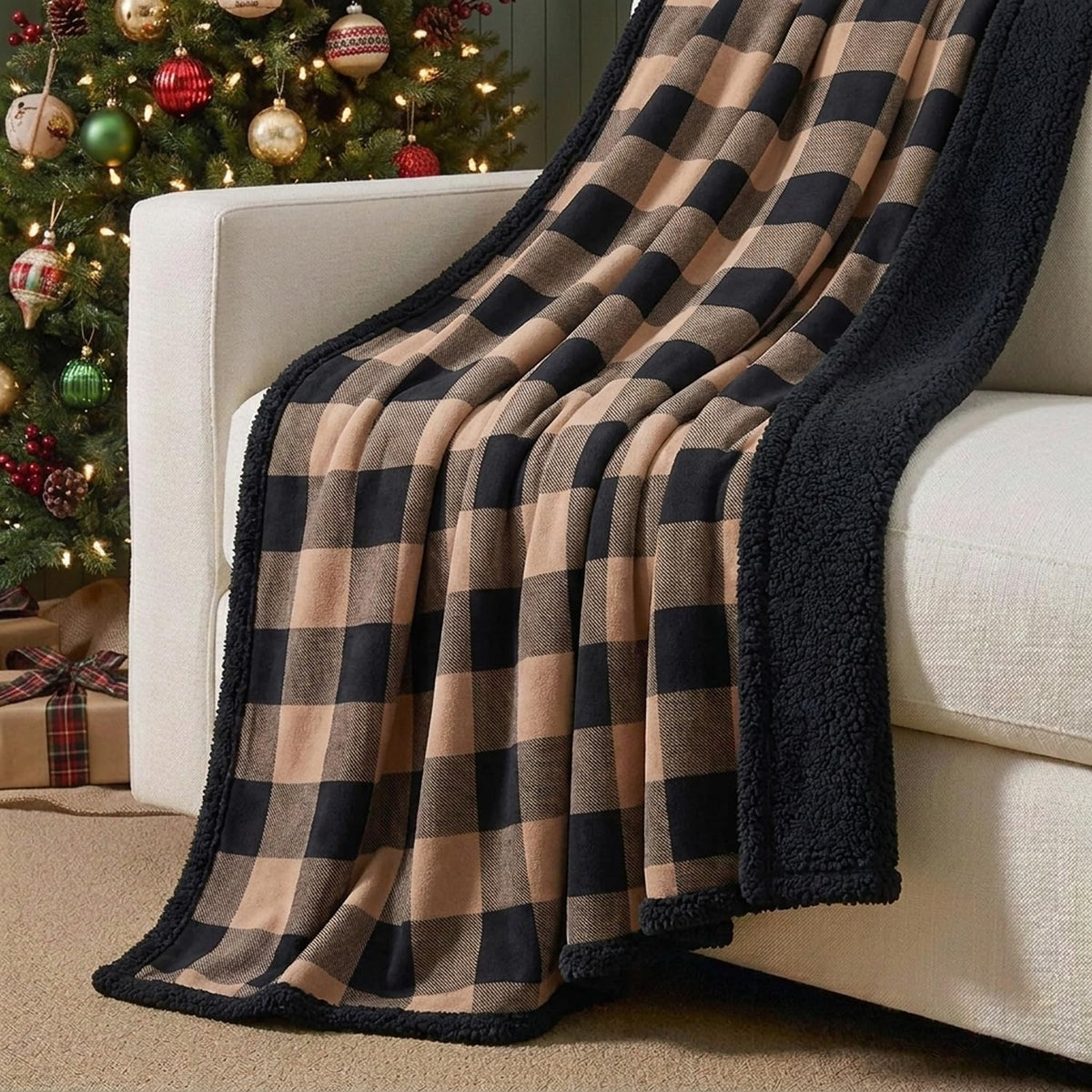 Eddie Bauer - Manta Throw, Manta Suave de Forro Polar Cepillado y S...