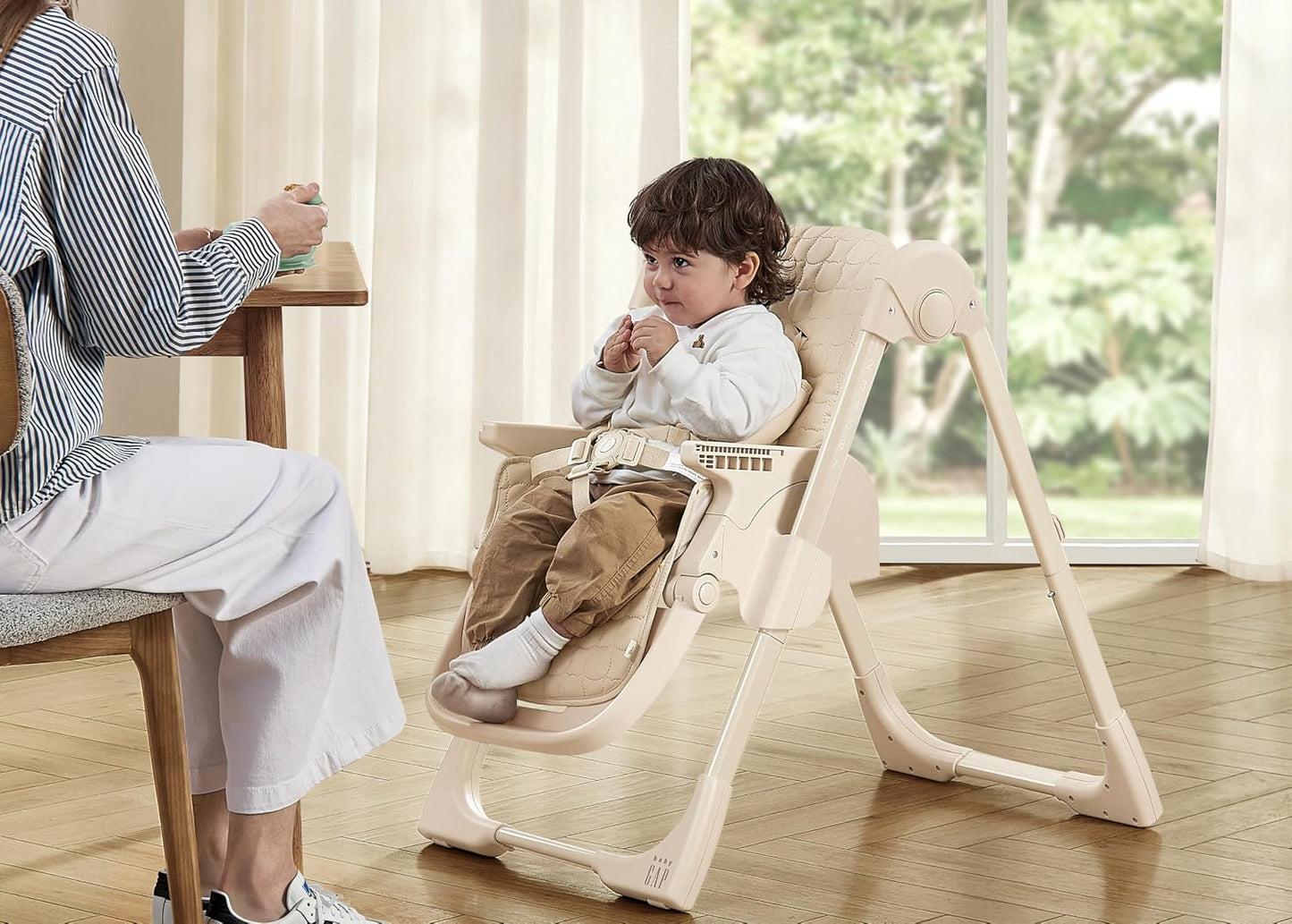 Delta Children - BabyGap Silla alta convertible clásica 3 en 1 para...
