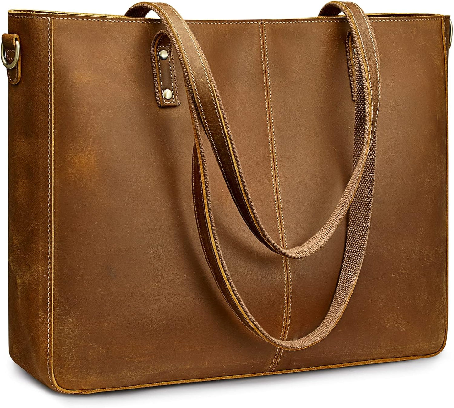 S-ZONE Bolso de hombro de piel auténtica para mujer, bolso de mano...