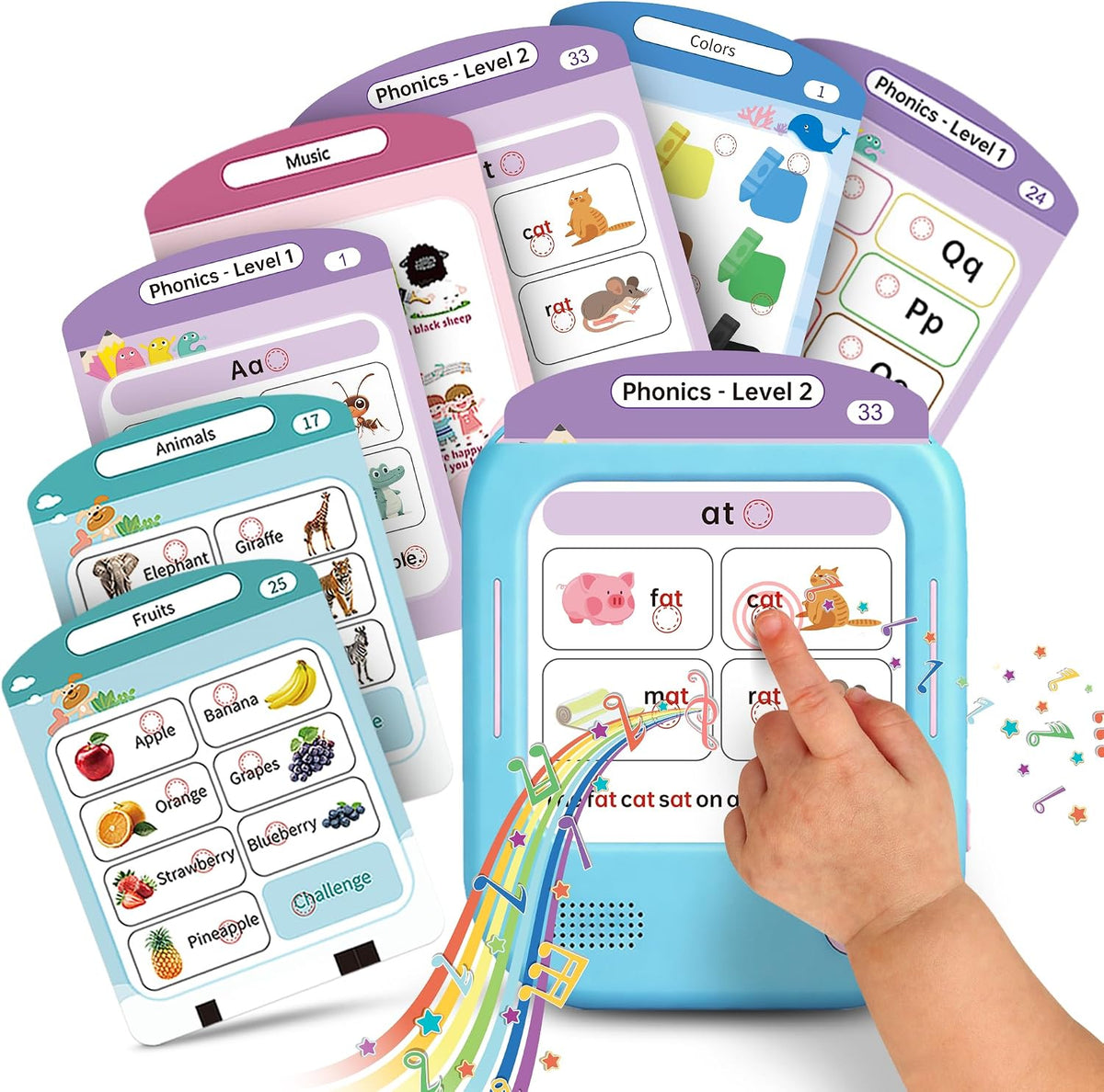 QuTZ Tarjetas flash parlantes, tarjetas flash fonéticas, aprende a...