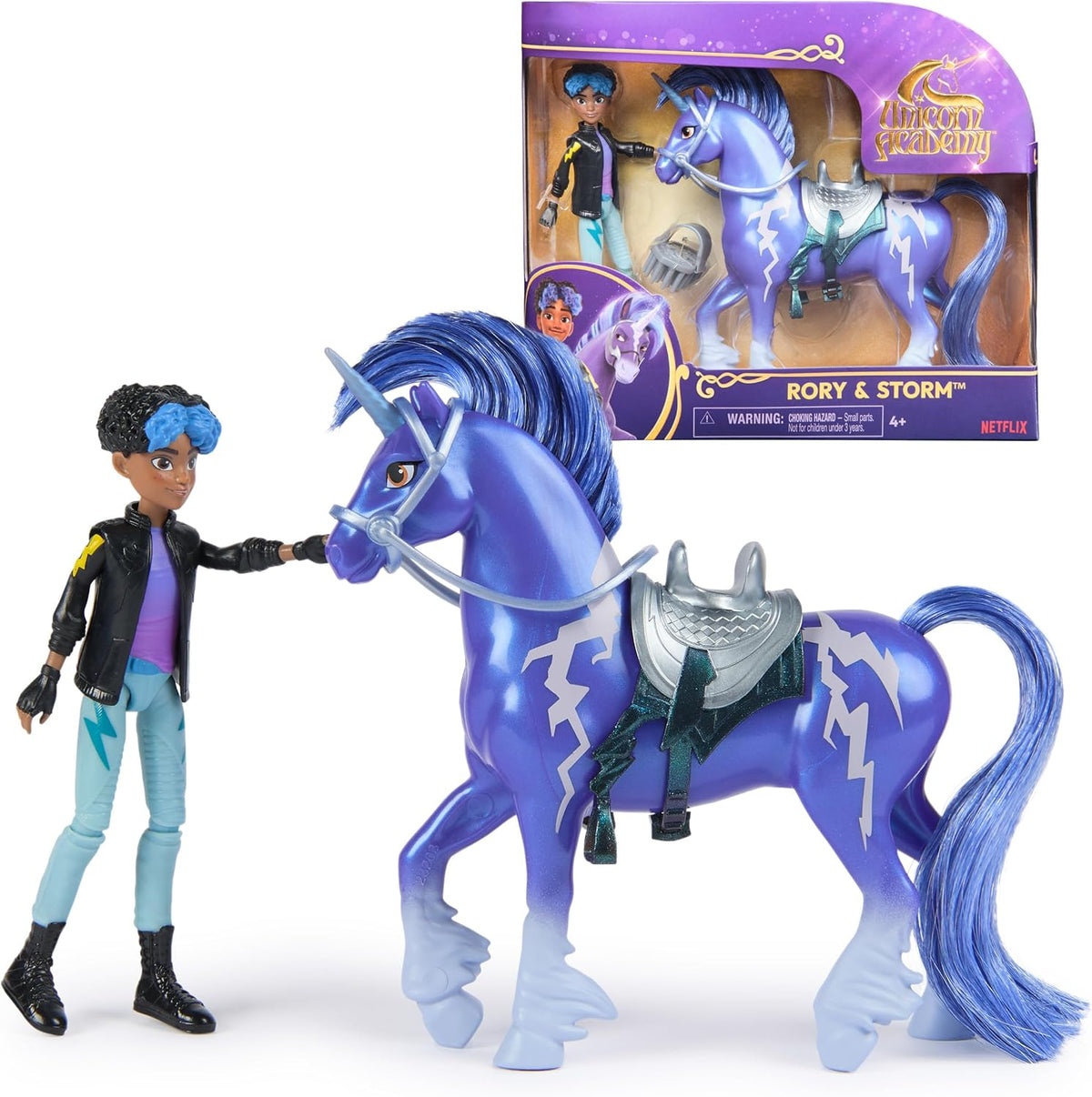 Academia de Unicornios, Set Rory &amp; Storm con 2 Accesorios de Mo...