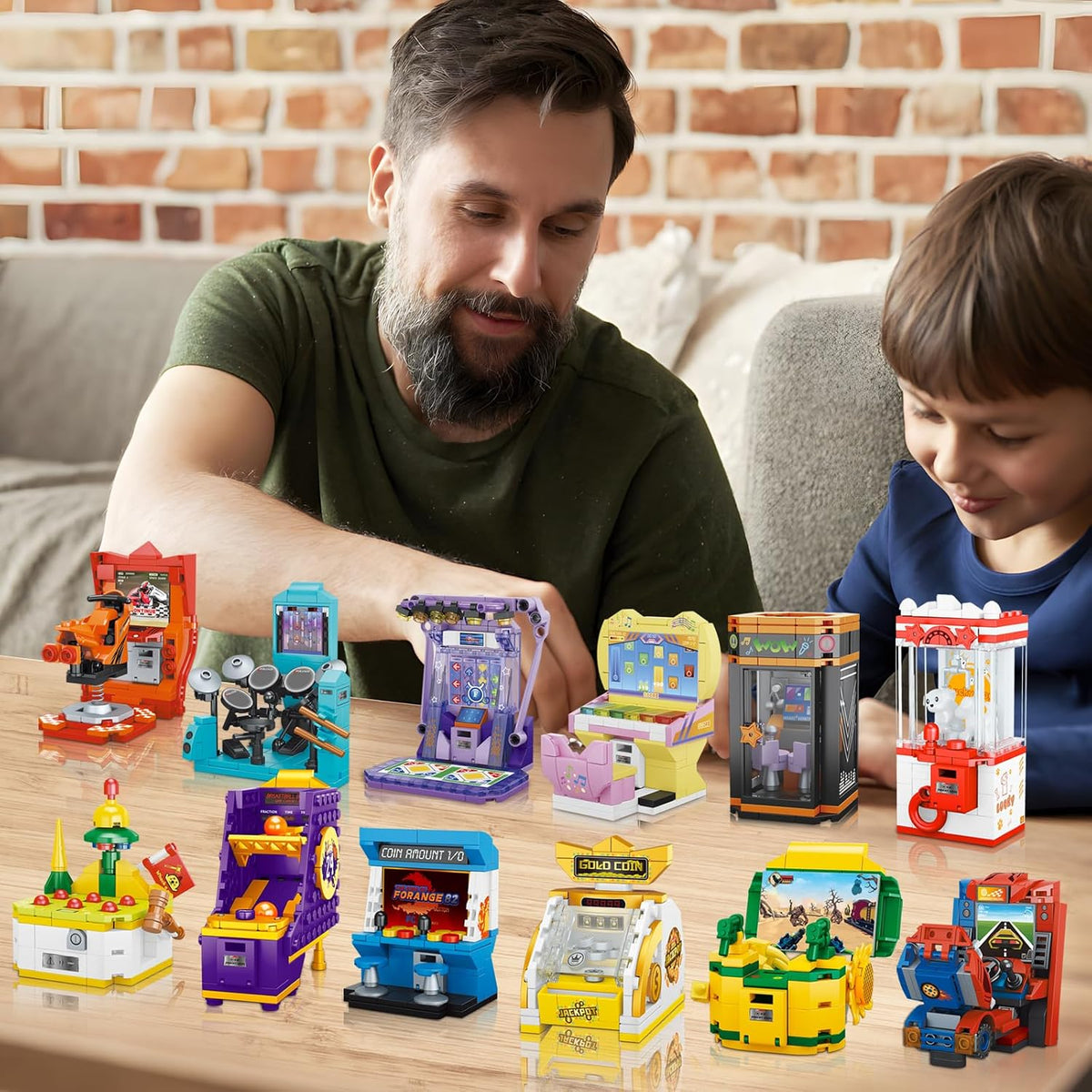 JMBricklayer Juego de construcción de consola de juegos para amigos...