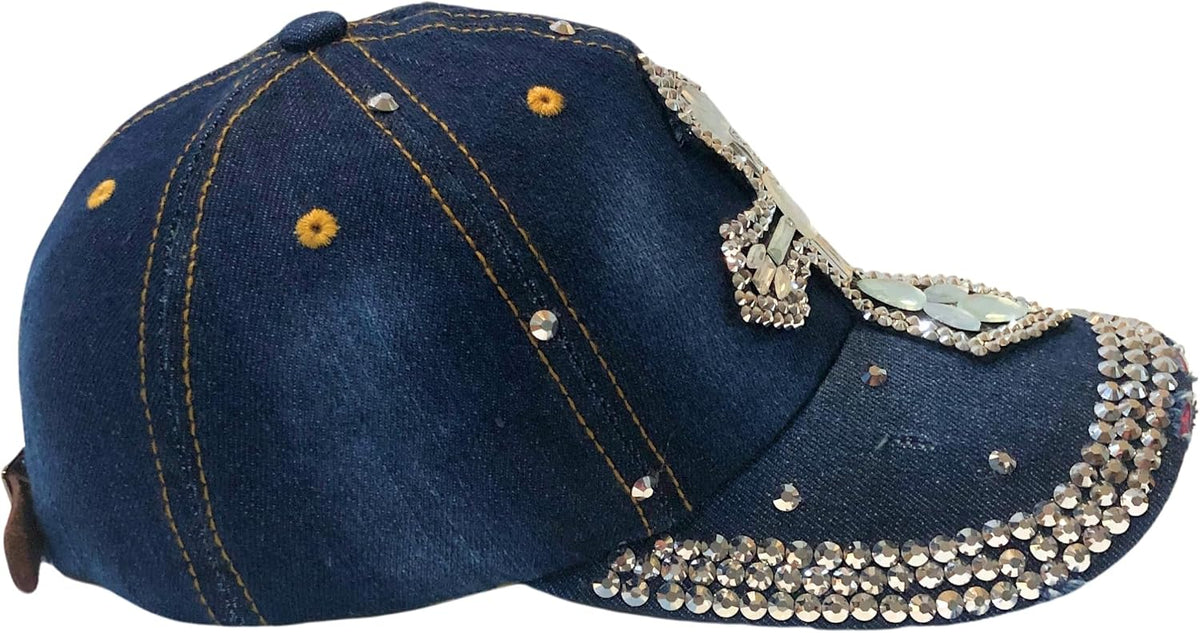 Popfizzy Bedazzled - Sombrero de cruz para mujer, sombrero de diama...