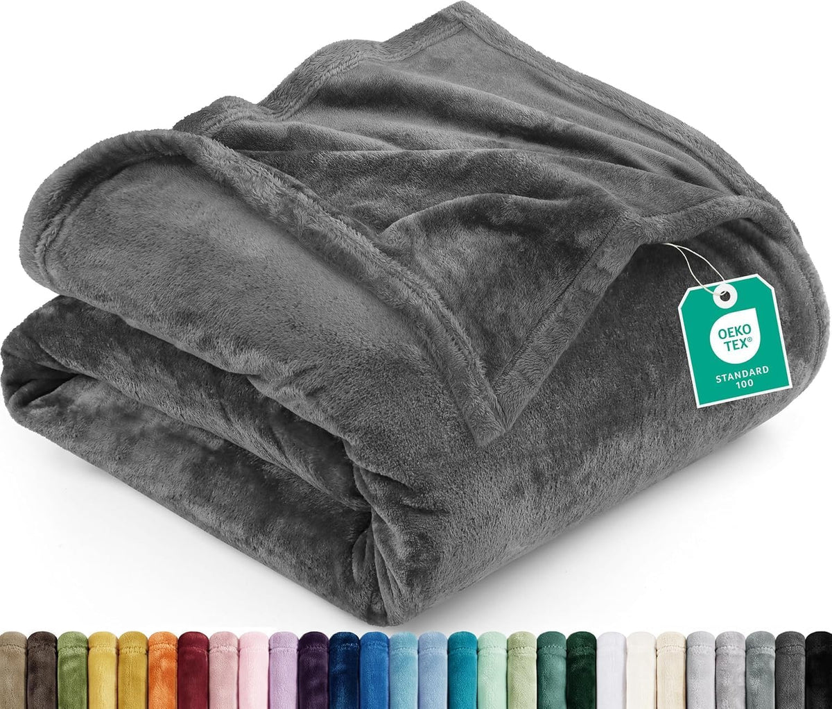 Utopia Bedding - Manta de vellón de lujo, mullida, antiestática; ma...