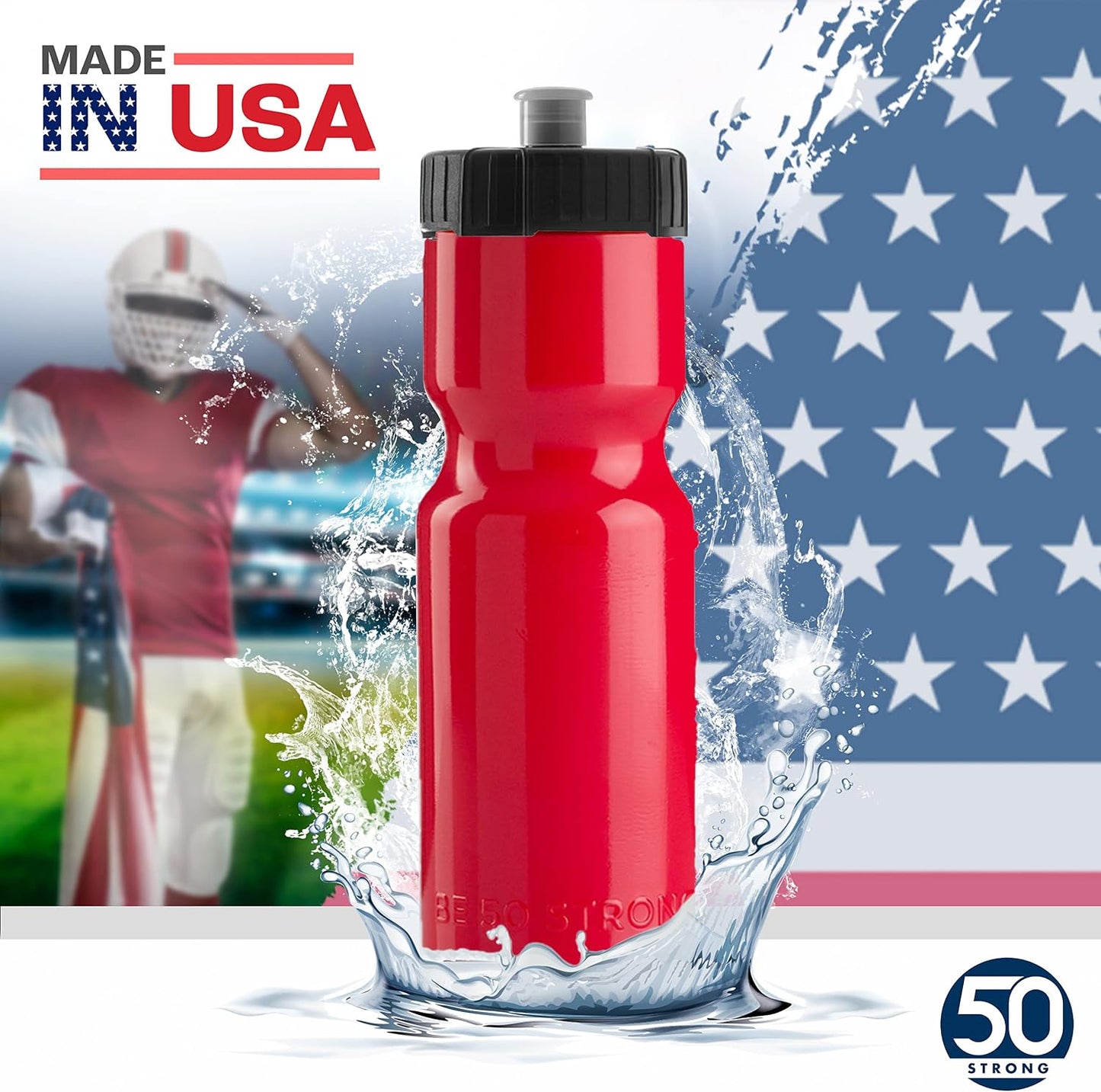 50 Strong Paquete de 24 botellas de agua a granel \u2013 Botellas d...