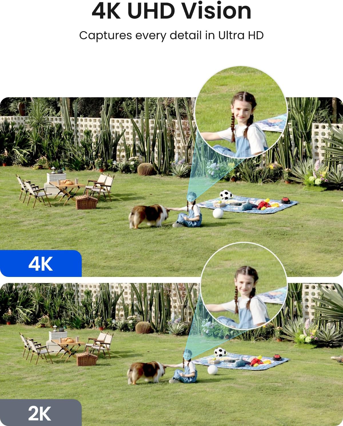 REOLINK 4K 180 ° Dual-Lens ColorX visión nocturna cámara solar al a...