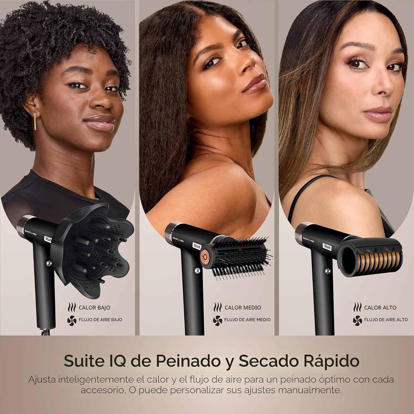 Shark SpeedStyle Pro Sistema de Secador de Pelo Profesional de Alta...