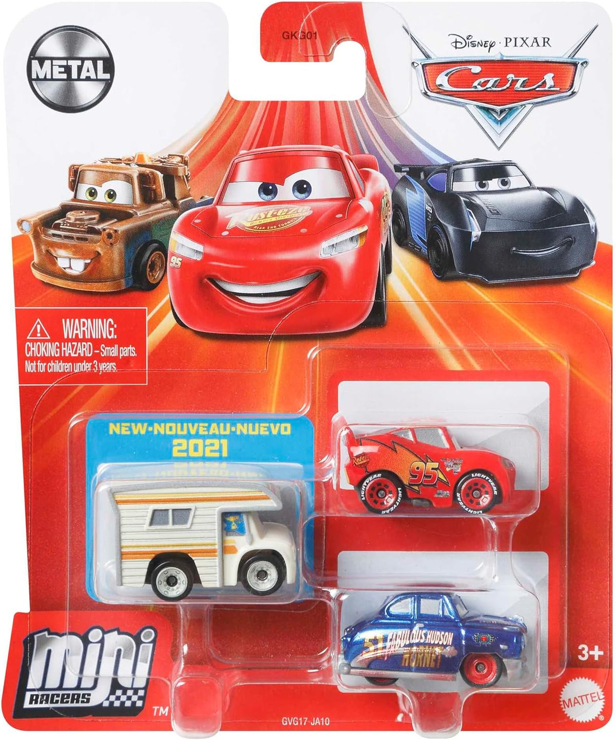 Disney Mattel - Cars - Minis 3 Pack Surtido Pixar