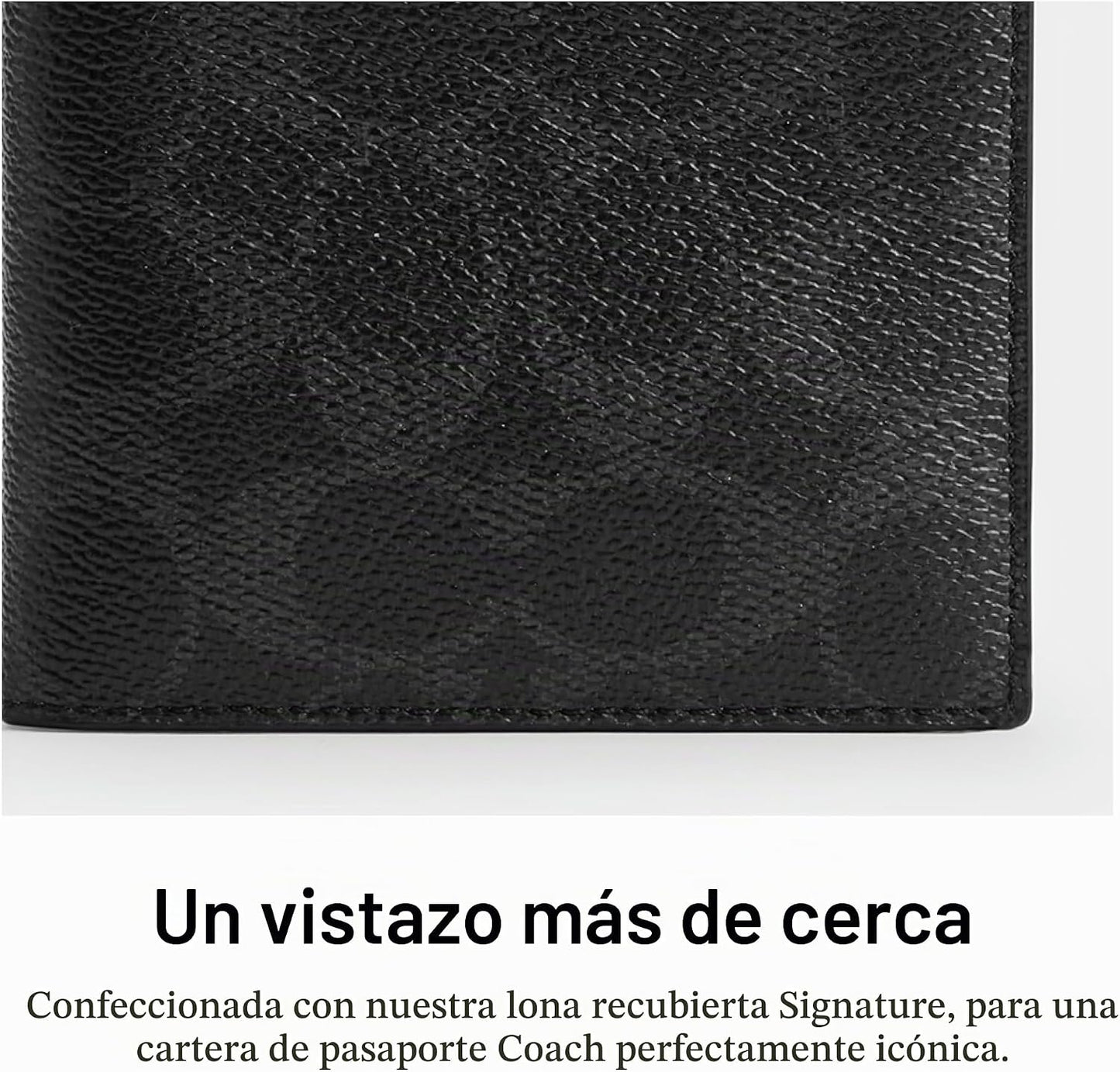 Estuche para pasaporte en cuero natural de plena flor