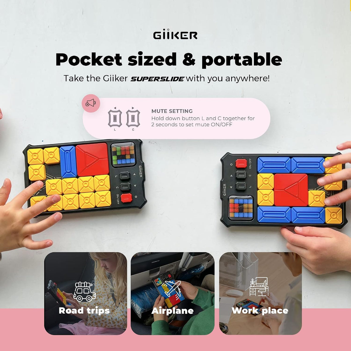 GiiKER Super Slide Puzzle Games, Rompecabezas Original de más de 50...