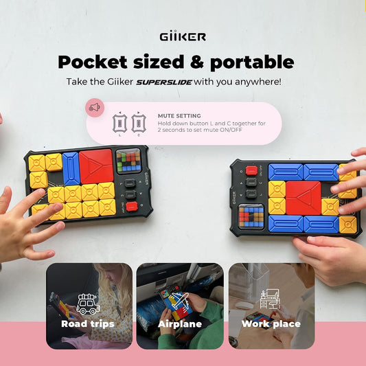 GiiKER Super Slide Puzzle Games, Rompecabezas Original de más de 50...
