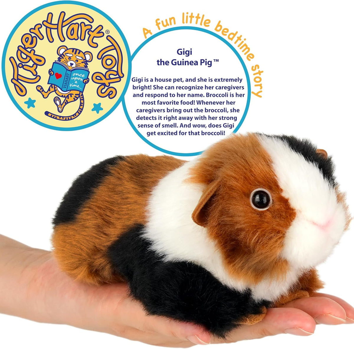 TigerHart Gigi The Guinea Pig - Peluche de 6 pulgadas