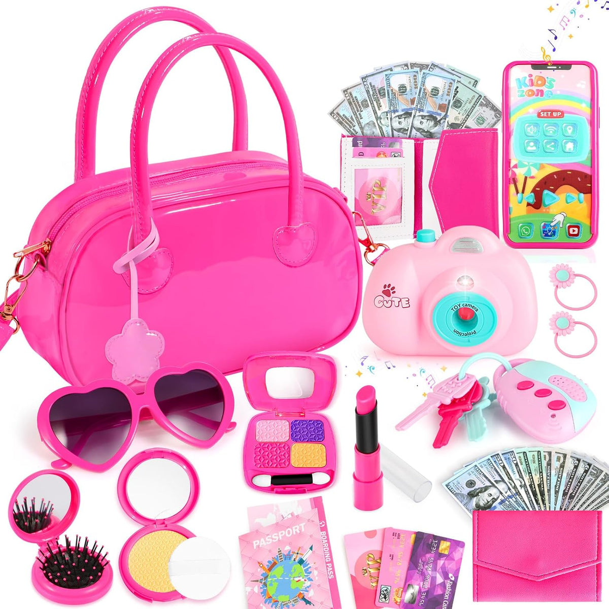 INNOCHEER Bolso para niñas pequeñas, bolso para niñas pequeñas rega...