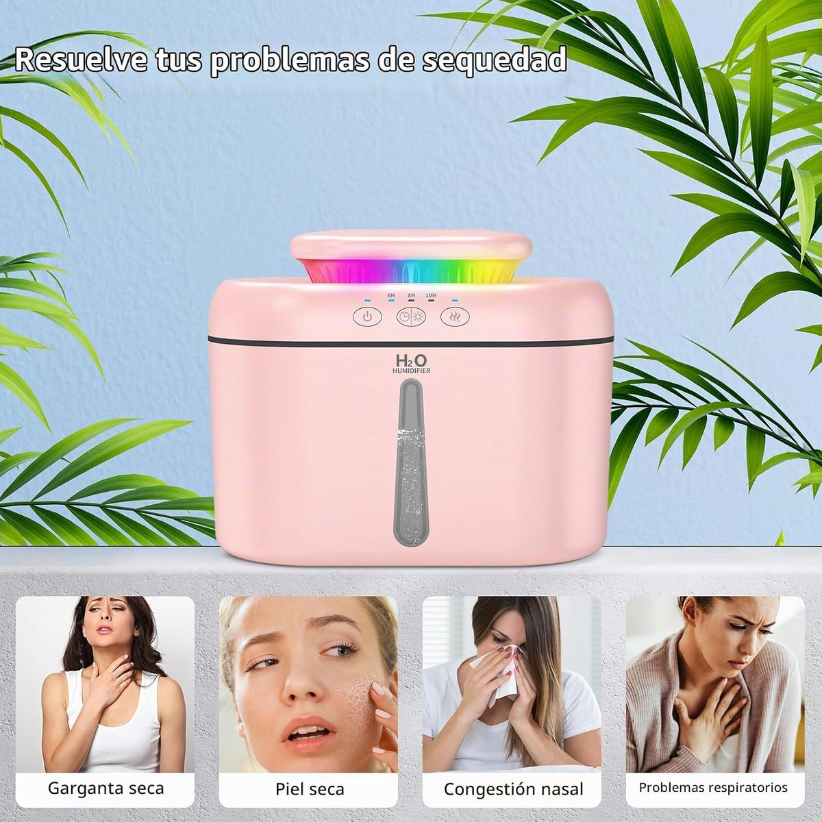 SZO Humidificador de plantas para interiores, humidificadores de 2....