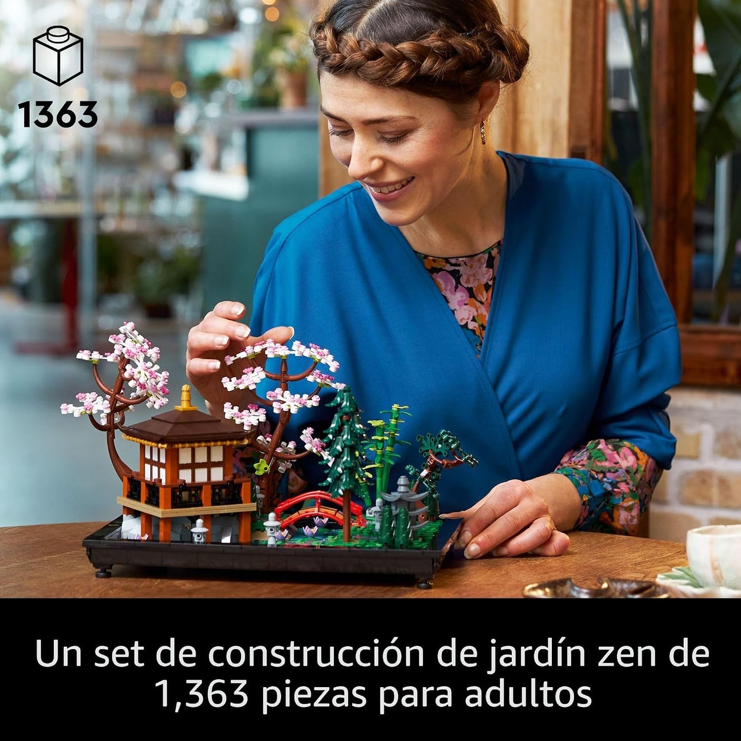 LEGO Icons Tranquil Garden Building Set \u2013 Kit detallado de jar...