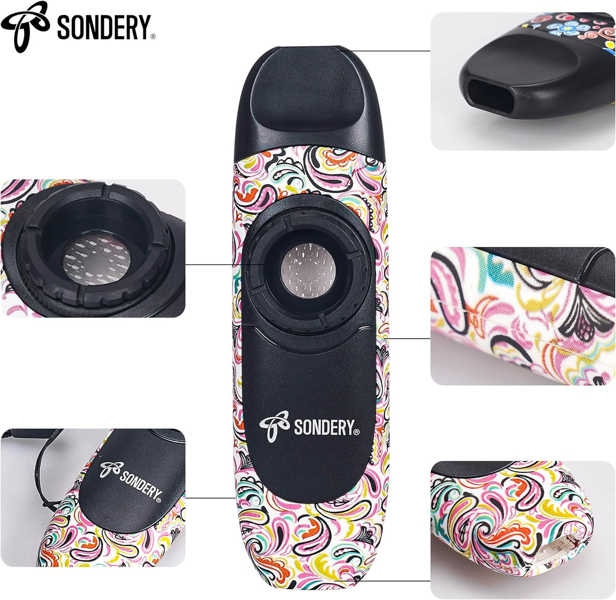 Sondery Instrumento de viento profesional Kazoo con 5 membranas y c...