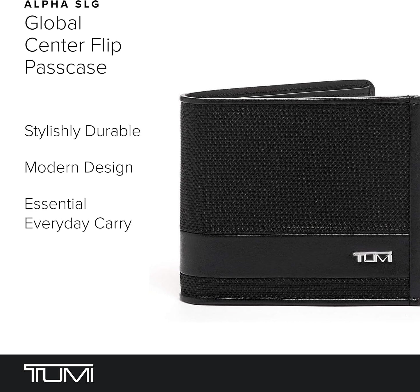 TUMI - Alpha Global Center Flip Passcase - Carteras para Hombre - C...