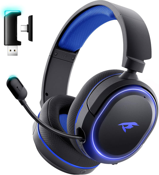 Auriculares inalámbricos para juegos, sonido envolvente 7.1, auricu...