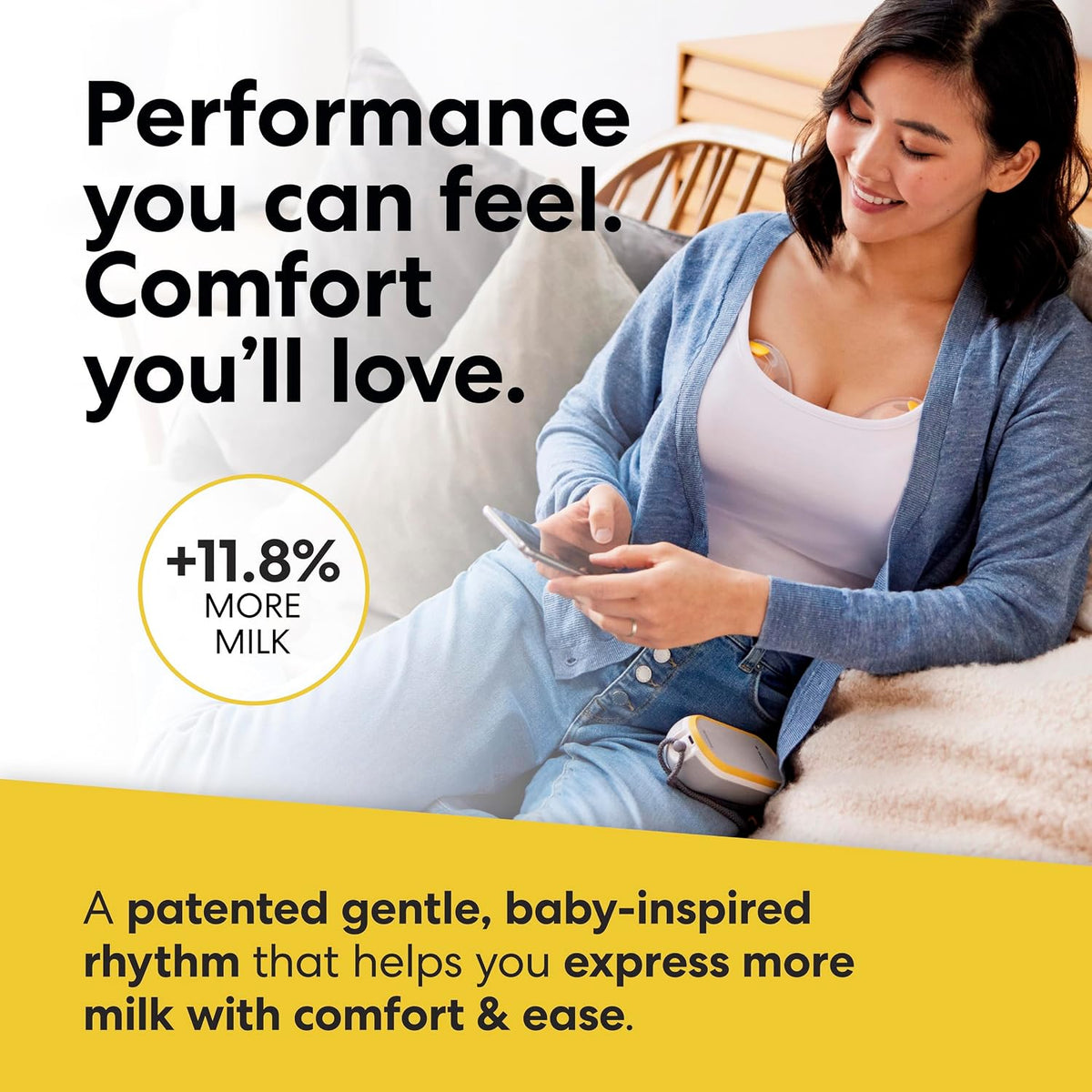 Medela Freestyle - Extractor de leche eléctrico doble manos libres...