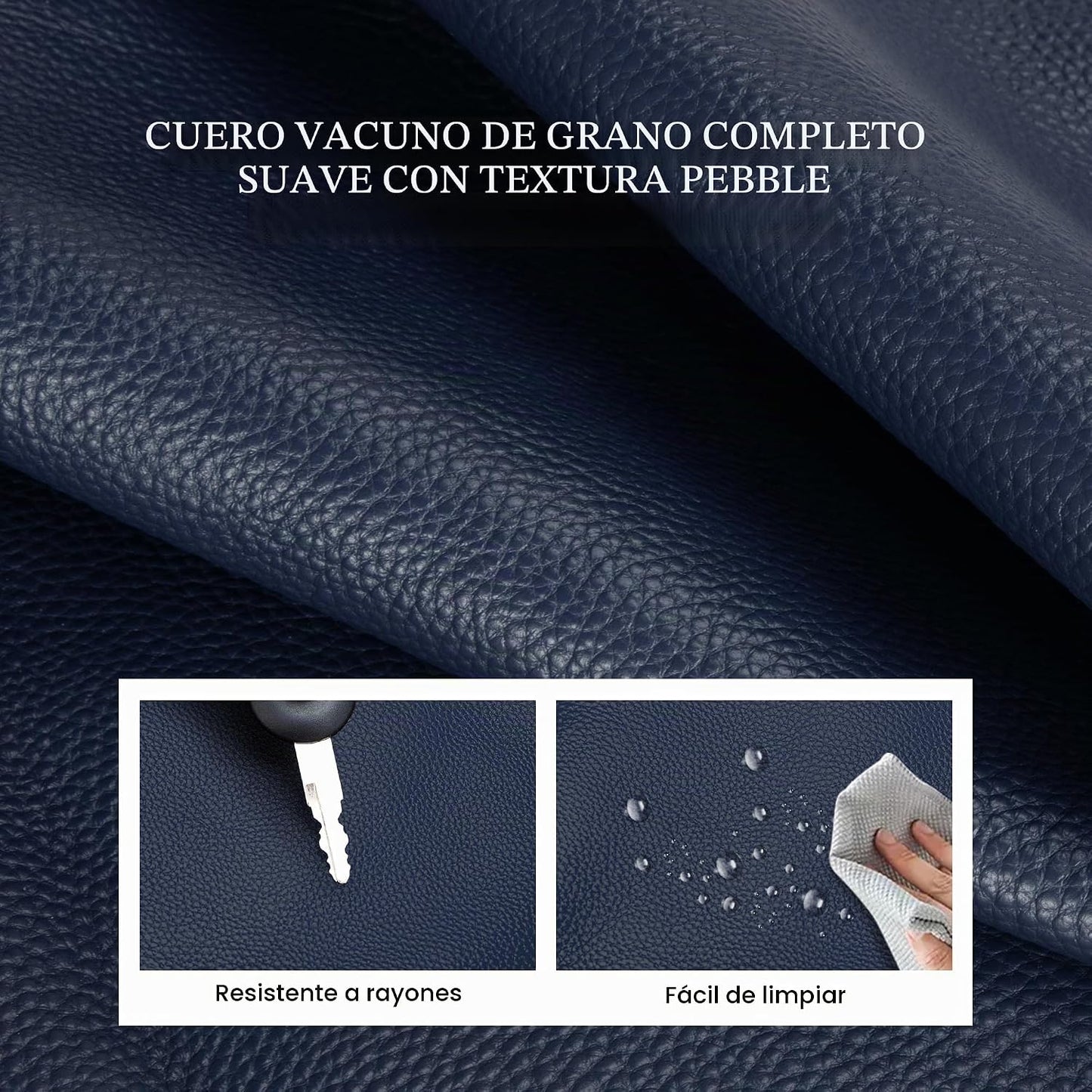 befen Bolsos cruzados de cuero genuino para mujer, bolso mediano co...