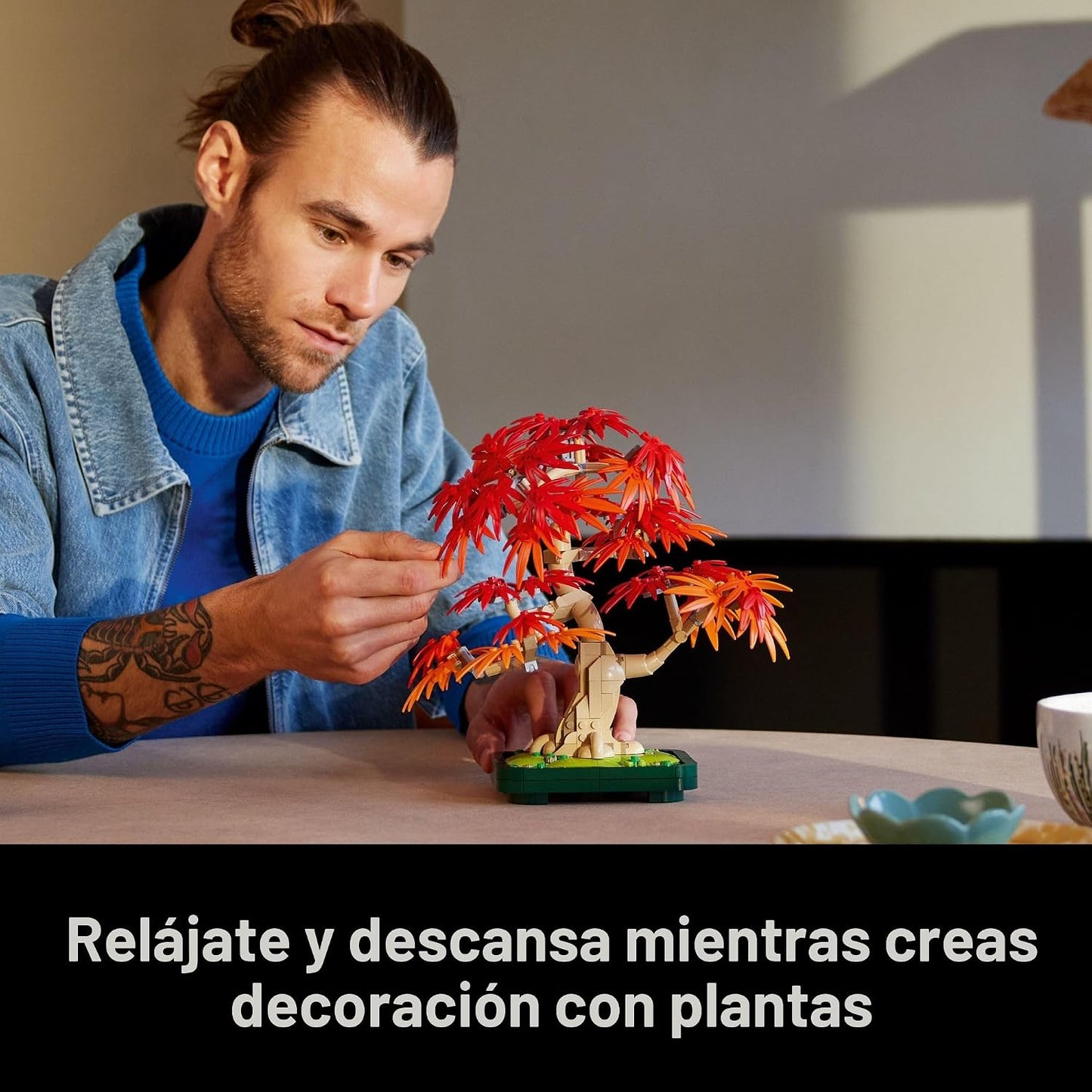 LEGO Botanicals 10348 - Kit de construcción de árbol bonsái de arce...