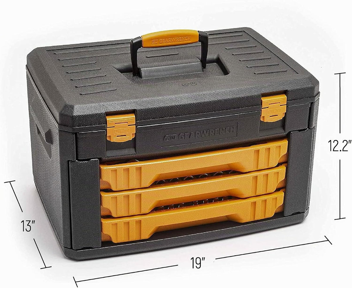 GEARWRENCH Juego de herramientas mecánicas de 232 piezas en caja de...