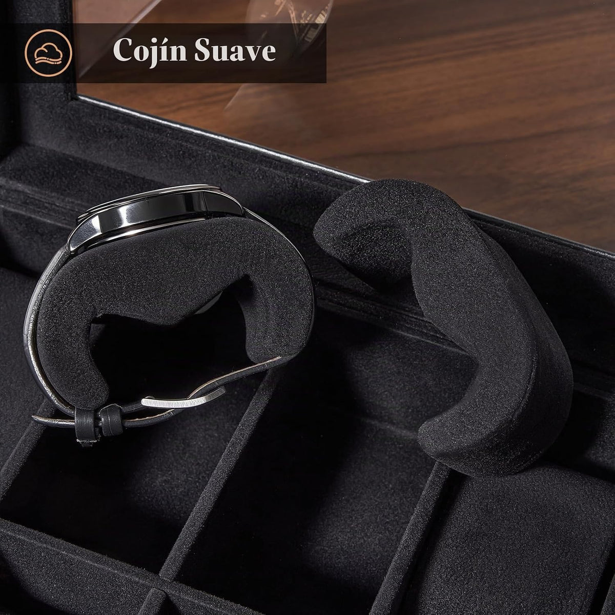 ProCase Estuche para Reloj, Caja Organizadora de Relojes para Hombr...