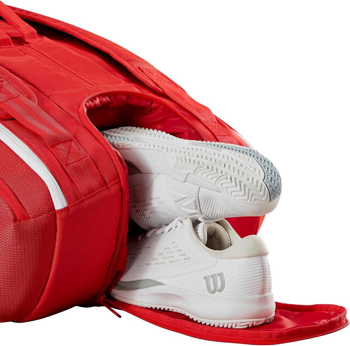 Wilson 2025 Super Tour - Bolsas para raquetas de tenis rojas - Rojo...