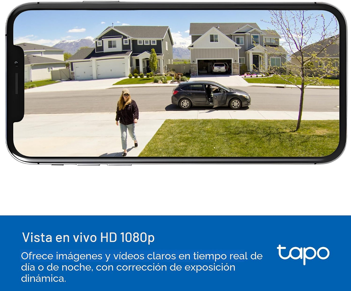 Tapo Cámara de seguridad inalámbrica para exteriores SolarCam 1080p...