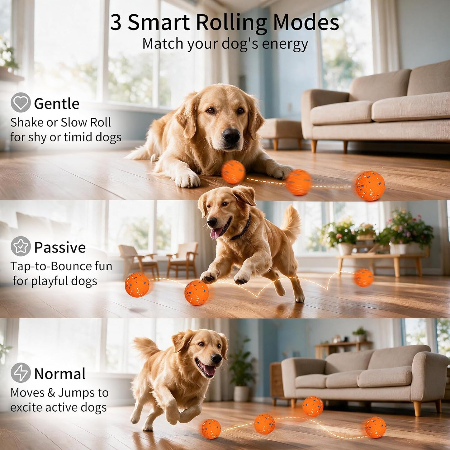 Juguete interactivo para perros con alas chirriantes para perros me...