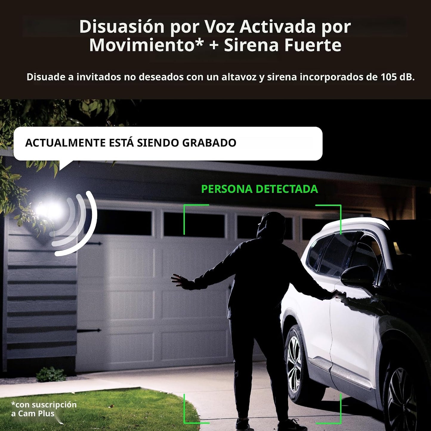 WYZE Floodlight Camera v2, cámara de seguridad para exteriores, 2K...