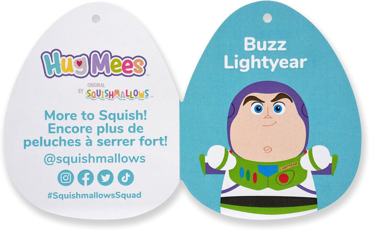 Squishmallows - Peluche HugMees de Buzz Lightyear original de Disne...