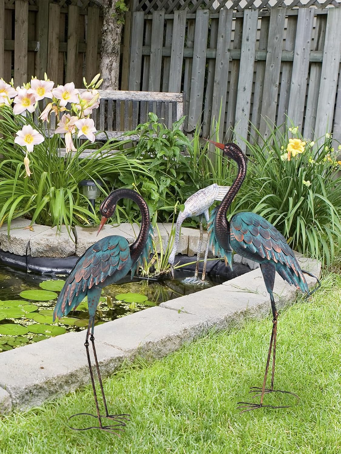YEAHOME Estatuas de Decoración de Jardín para Exteriores, 40"\/...