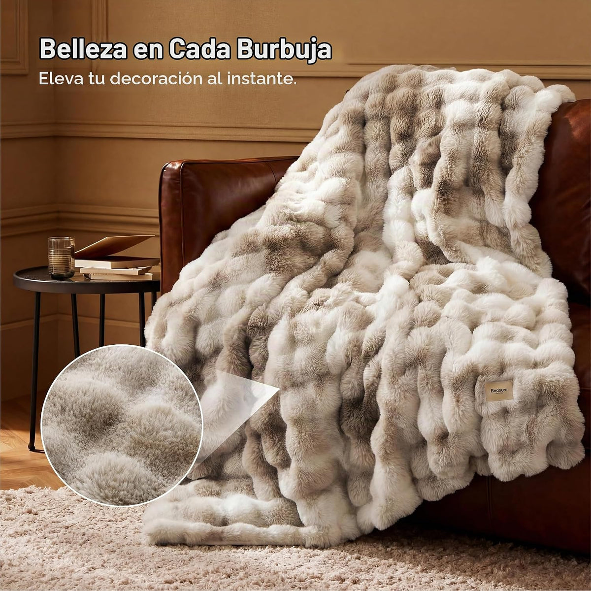Bedsure GentleSoft Manta Suave Mullida y Esponjosa, Manta Suave y A...
