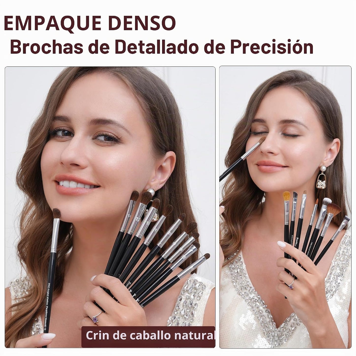 Bueart Design - Juego de 36 brochas de maquillaje profesional, para...