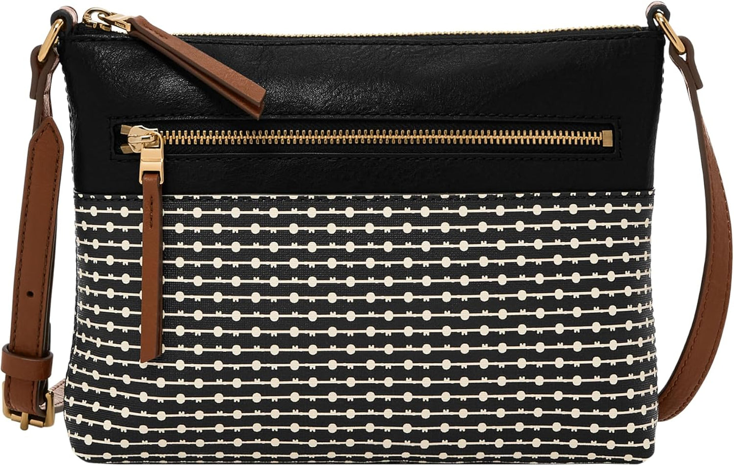 Fossil - Bolso bandolera grande o pequeña Fiona para mujer