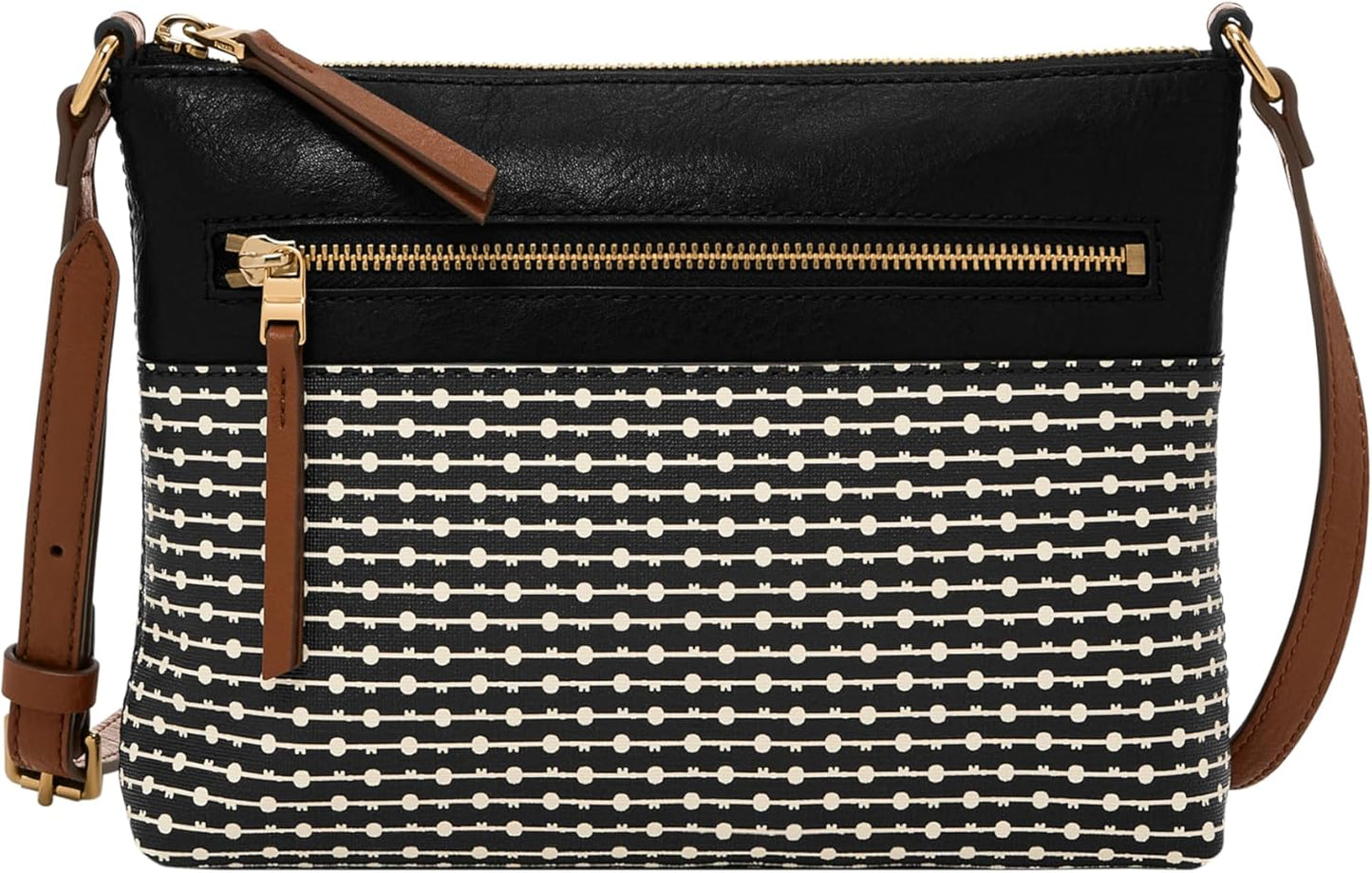 Fossil - Bolso bandolera grande o pequeña Fiona para mujer