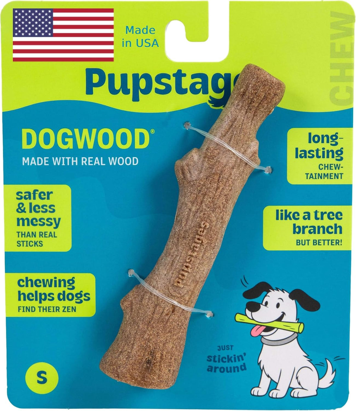 Petstages Dogwood Juguete Masticable Duradero para Perros, Pequeño...