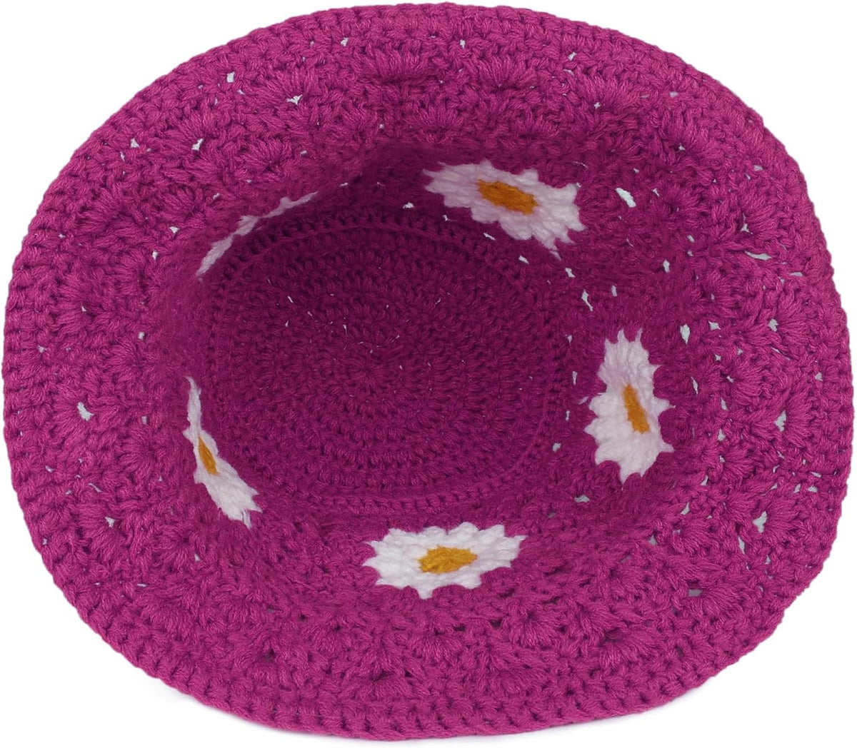 Sombrero de pescador de punto plegable para mujer, diseño de margar...