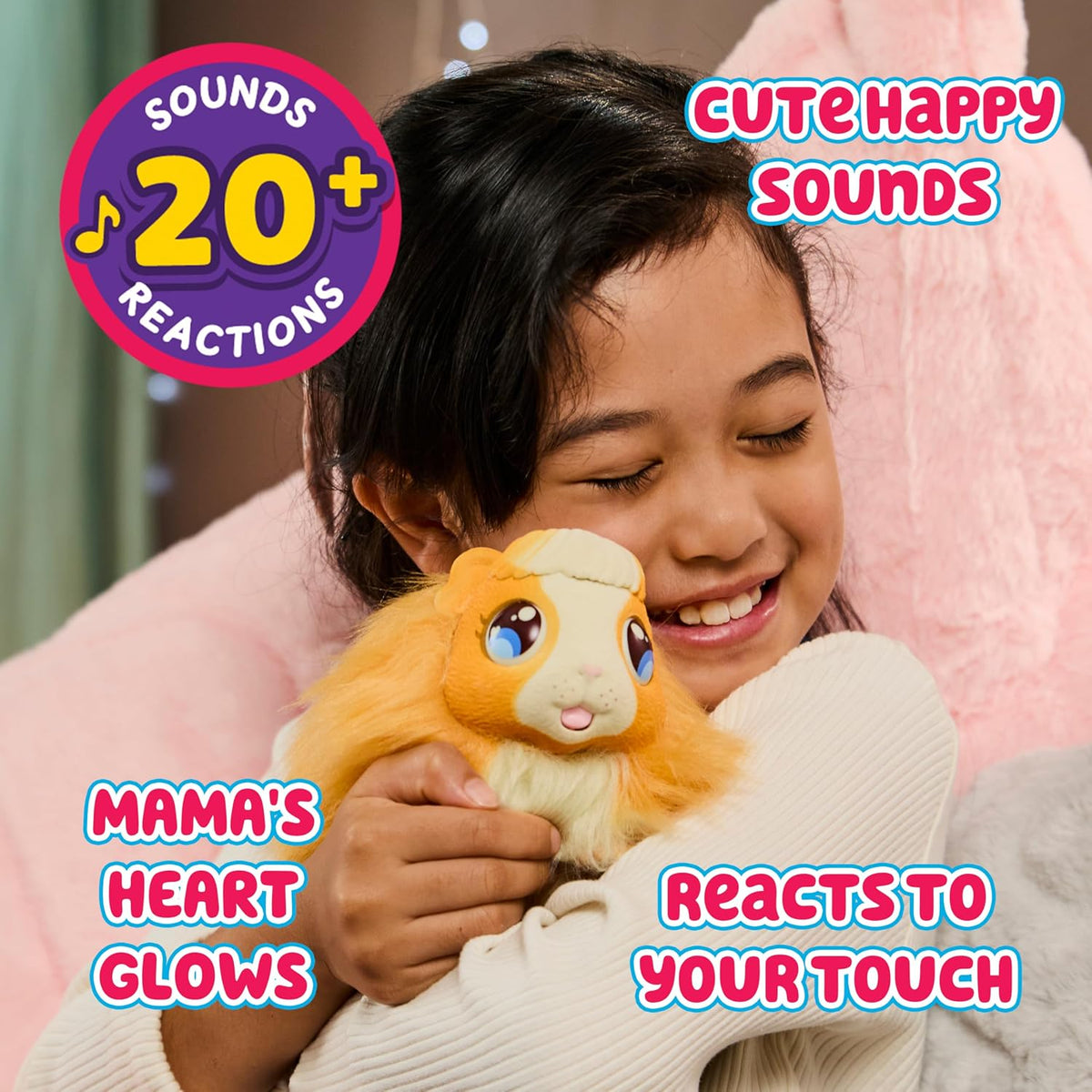 Little Live Pets Mama Surprise - Juguete de peluche de conejillo de...