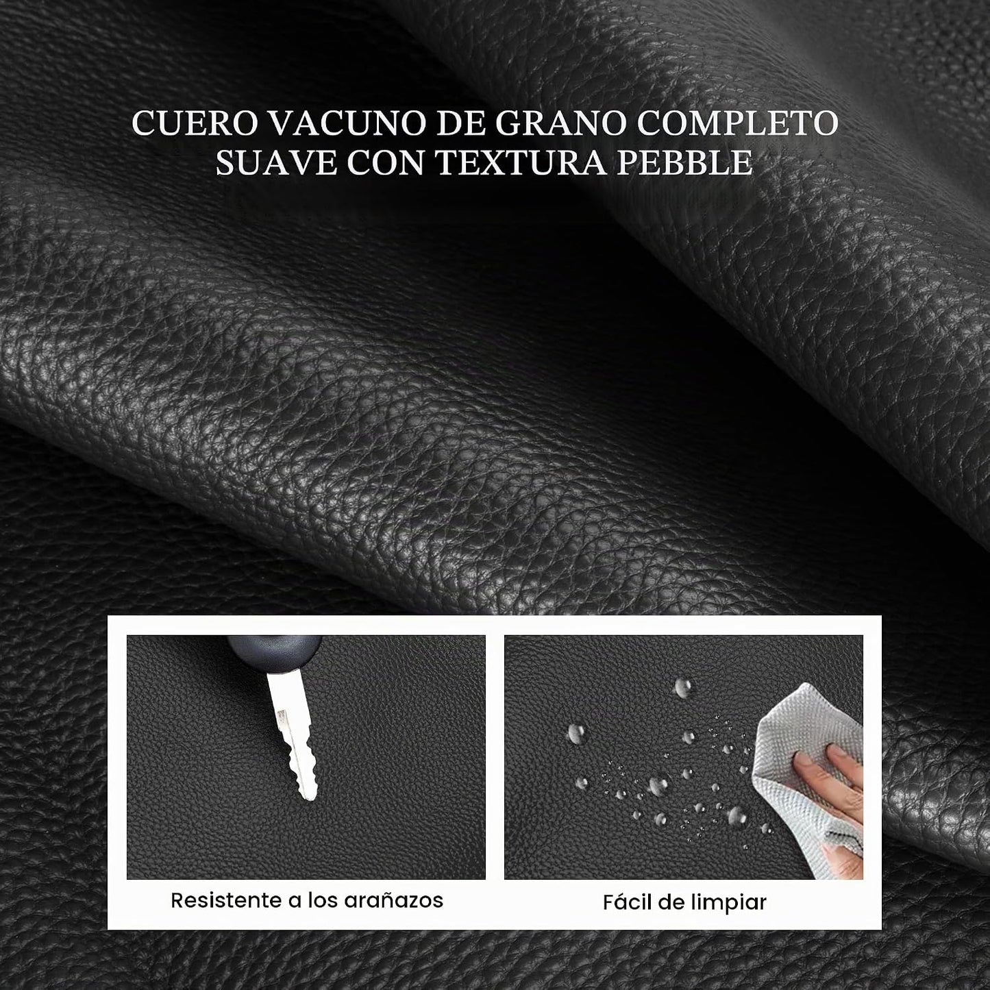 befen Bolsos cruzados de cuero genuino para mujer, bolso mediano co...